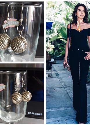 Серьги шары