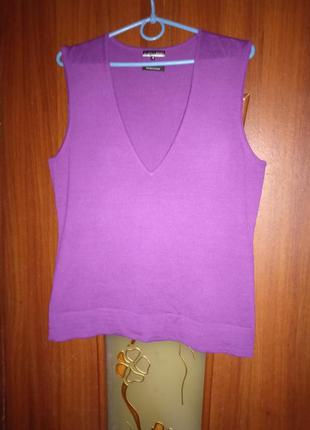 Шикарний топ/желет 100% merino wool