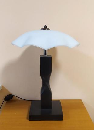 Запасний плафон абажур скло для настільної лампи діаметр 33 см1 фото