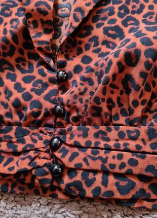 Блуза топ леопардовый5 фото