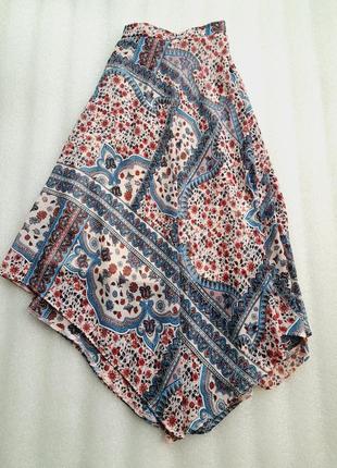 Шифоновая юбка с хвостами1 фото