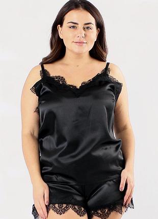 Жіноча піжама атлас-шовк