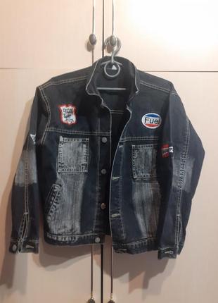 Куртка джинсовая короткая