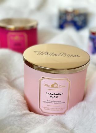 Свічка champagne toast bath & body works