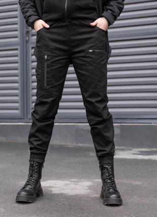 Тактичні військові штани унісекс чоловічі жіночі чорні хакі2 фото