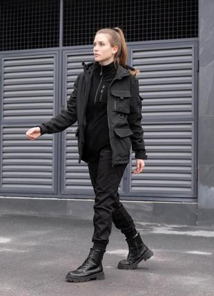 Тактичні військові штани унісекс чоловічі жіночі чорні хакі7 фото
