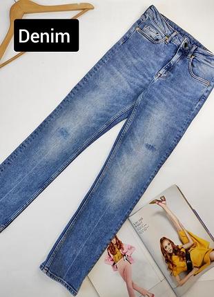 Джинсы женские скинни синие slim ankle от бренда denim 27