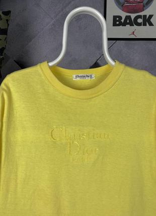 Вінтажна футболка christian dior paris vintage2 фото