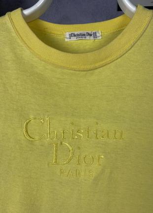 Вінтажна футболка christian dior paris vintage3 фото