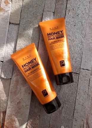 Маска "медова терапія" для відновлення волосся від daeng gi meo ri honey intensive hair mask1 фото