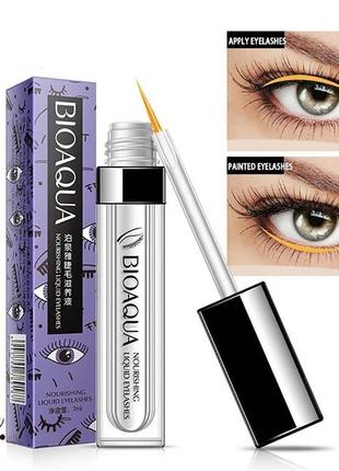 Сироватка для росту вій bioaqua nourishing liquid eyelashes (7мл)2 фото