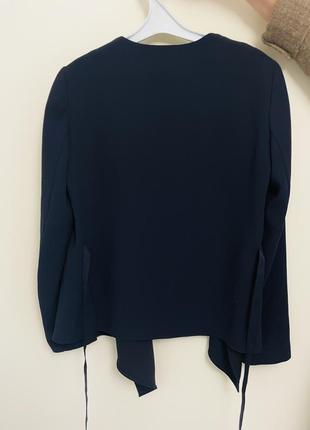Пиджак темно синий benetton5 фото