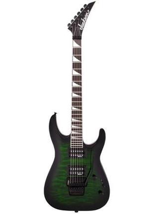 Электрогитара jackson js32q dka dinky arch top transparent green burst