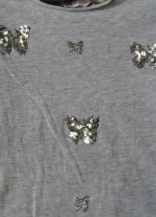 Стильный реглан в бабочки h&m 5