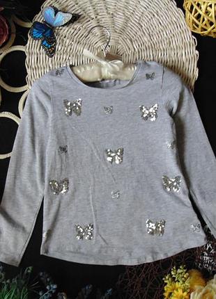 Стильный реглан в бабочки h&m 7
