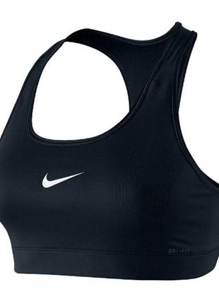 Nike черный бра лиф спортивный dri-fit victory compression bra8 фото