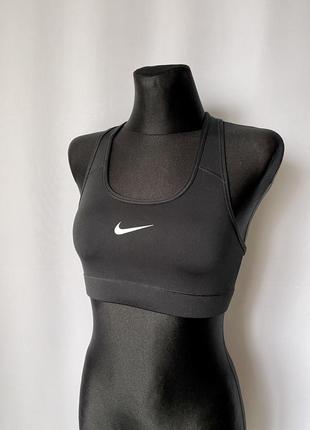 Nike черный бра лиф спортивный dri-fit victory compression bra3 фото