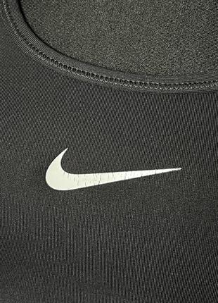 Nike черный бра лиф спортивный dri-fit victory compression bra4 фото