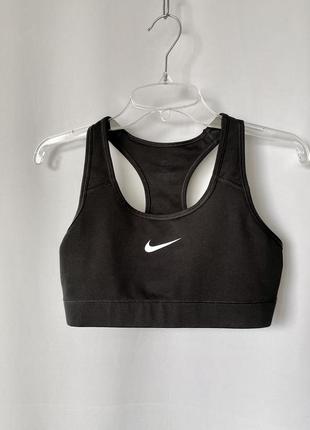 Nike черный бра лиф спортивный dri-fit victory compression bra6 фото