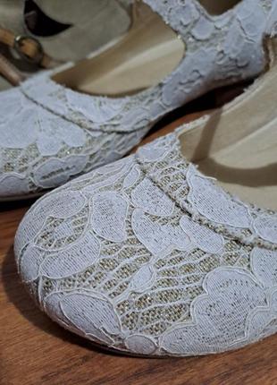 100% кожа испанские фирменные кружевные белые туфли мери джейн супер качество5 фото