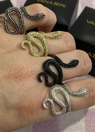 Серебряная кольца,кольцо 925 пробы змея,рептилия, плазуны р.от 16 до 18,59 фото