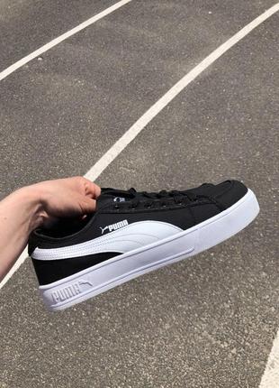 Жіночі кросівки puma basket black white / smb