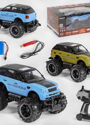 Джип на радиоуправлении 17 mud 02 b, 2 цвета, аккумулятор 6 v, 2 wd, управление 2.4 ghz
