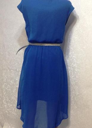 Шифонова сукня з асиметричной спідницею new look , р. 10"5 фото