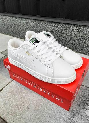 Мужские кроссовки puma basket white 1 / smb