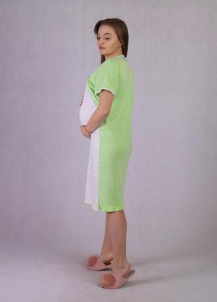 Нічна сорочка для вагітних та годуючих3 фото