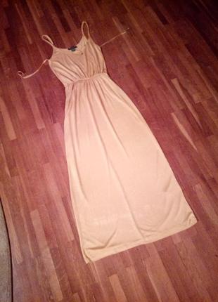 Дешево літнє плаття віскоза primark 8(36)p.бомбезного сонячного кольору!2 фото