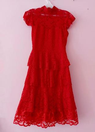Красное платье3 фото
