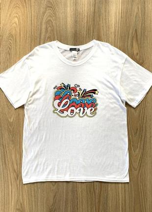 Чоловіча футболка з принтом love