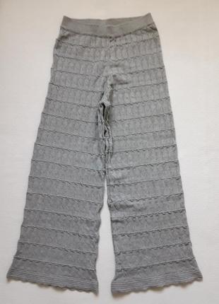 Круті трикотажні фактурні штани кюлоти висока посадка laetitia mem