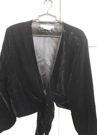 Накидка жакет оксамит marina rinaldi
