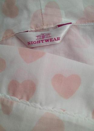 Длинный светлый женский халат в розовые сердечки с рукавами/домашний халат под пояс/батал9 фото