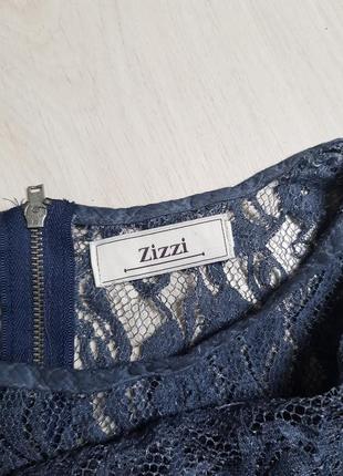 Комбинированная гипюровая блуза туника zizzi5 фото