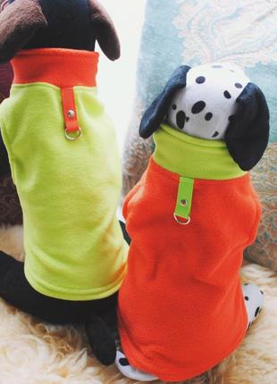 Одяг для собак. стильний жилет для маленьких та середніх улюбленців з кільцем для повідця m052005 фото