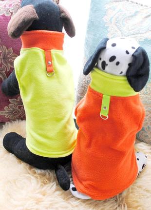 Одяг для собак. стильний жилет для маленьких та середніх улюбленців з кільцем для повідця m052006 фото