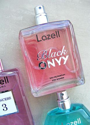 Парфумована вода lazell тестер парфуми princess 3, black onyx, aqua women тестер набір