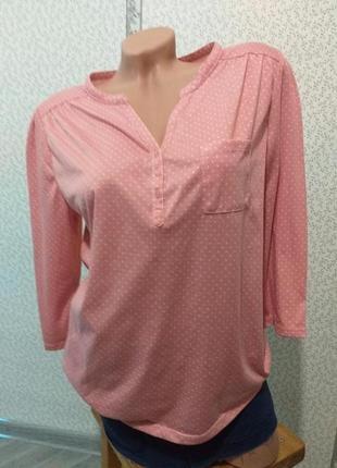 Блуза в горох.(8475)