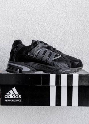 Мужские кроссовки adidas black1 фото