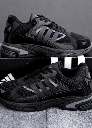 Мужские кроссовки adidas black6 фото