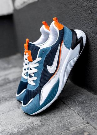 Чоловічі кросівки nike blue white orange