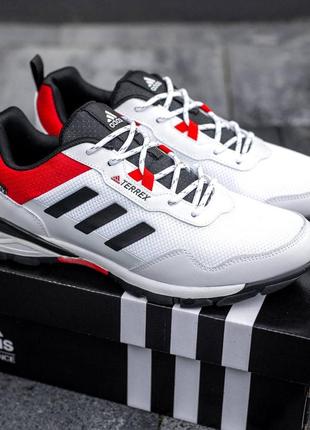 Чоловічі кросівки adidas terrex white red6 фото