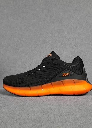 Кросівки reebok zig kinetica black orange