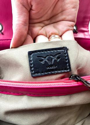 Жіноча сумка рожевого кольору pinko нова з усіма етикетками якість lux9 фото