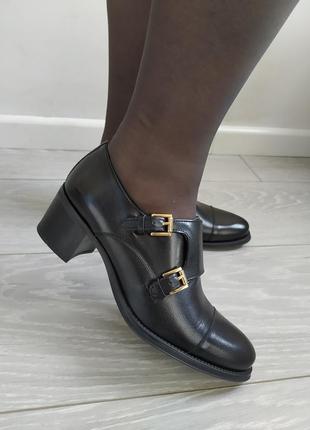 Жіночі чорні туфлі монки the house of bruar5 фото