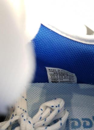 Мужские кроссовки reebok lather classic legacy white blue / smb5 фото