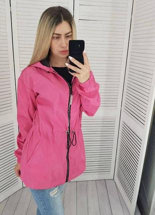 Куртка / парк / ветровка z101 цвет розовый
на составе

код: a101

опт и розничка4 фото